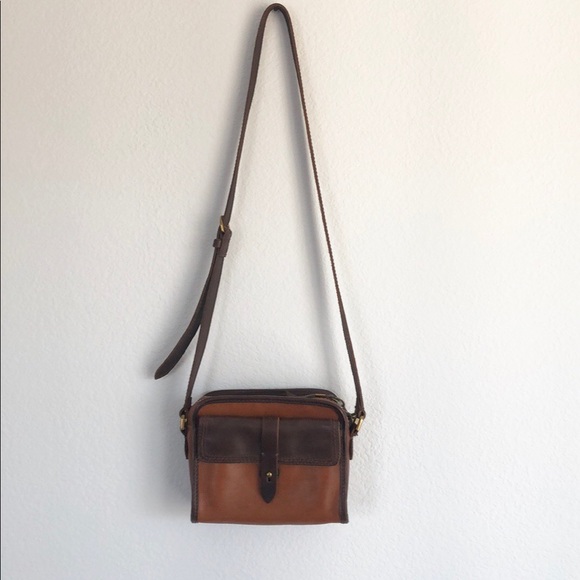 Madewell Handbags - Madewell brown leather cross body purse